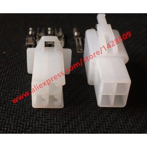 20 Sets Sumitomo 2.8mm Series 4 Pin Female Male Connector 6040-4111 6030-4991 Motorcycle Wire Connectors