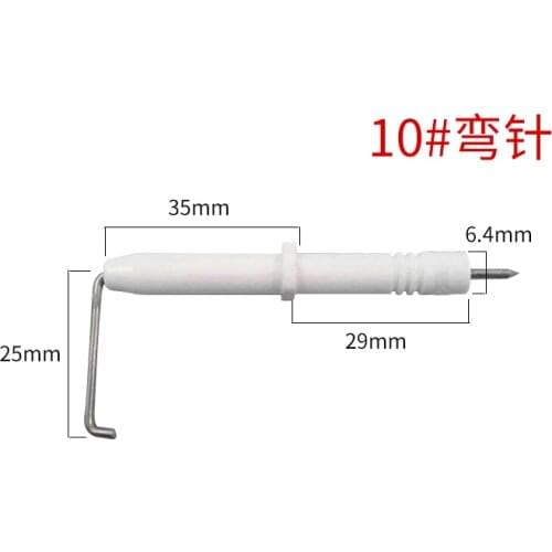 5 PCS 10# Gas Cooktop Ceramic Spark Electrode Ignition for Stoves Gas Stove Accessories