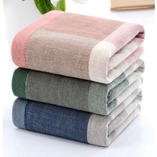100% Cotton Soft Absorbent Adult Household Towel Travel Gym Sport Camping Swimming Pool Quick Dry Thicken Lattice Face Towels