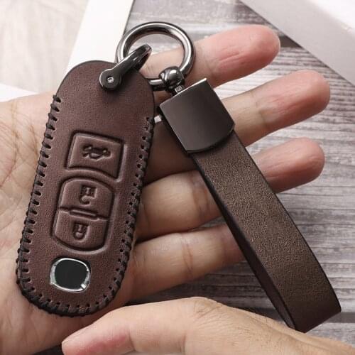 Mazda car key case Mazda cx4 high-end 3 Angkesella cx5 Atez 6 Ruiyi Xingyi car key holder Genuine Leather