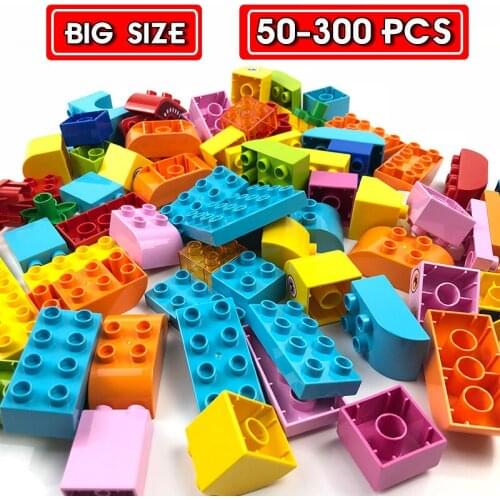 Big Size Building Blocks Children Colorful Brick Bulk Bricks Base Plates Compatible With Block Kids Educational Toys