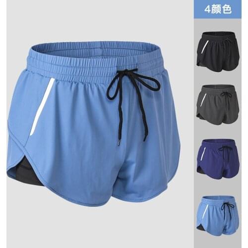Summer Women Sport Shorts 2in1 Quickly Dry Drawstring Loose Shorts Casual Jogger Running Exercise Workout Short Sportswear