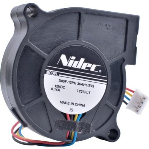 COOLING REVOLUTION D05F-12PH 36AH1(EX) 5cm 5015 50x50x15mm 12V 0.14A 4pin Centrifugal Turbo Blower Cooling Fan