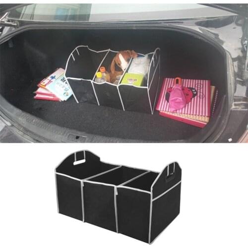 Folding Collapsible Sturdy&Robust Car Storage Box Car Organiser Shopping Tidy Collapsible Foldable Space Saving Storage Box Hot
