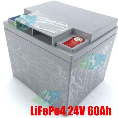 24V 60AH LiFePO4 Battery Pack Super Long life 1500W 24v 50ah Electric bike Scooter waterproof case LCD display suitcase +charger