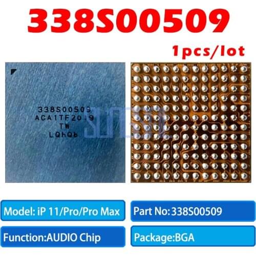 1-10pcs 100% Original 338S00509 For iPhone 11/11 Pro/11 Pro Max Main Big Audio IC Codec Sound Chip IC