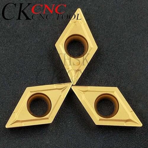 10pcs DCMT11T304 US735 DCMT11T304 UE6020 DCMT32.51 carbide inserts turning tools cutter lathe DCMT 11T304 blade for steel