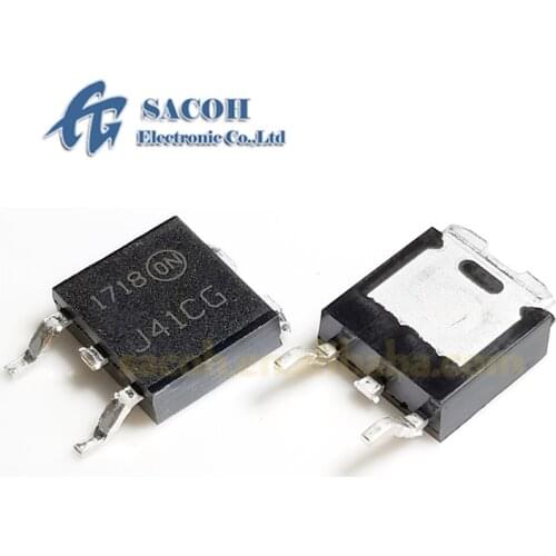10Pcs MJD41CT4G or MJD41CT4 or MJD41C or J41CG or MJD42CT4G MJD42C J42CG TO-252 Complementary Power Transistors
