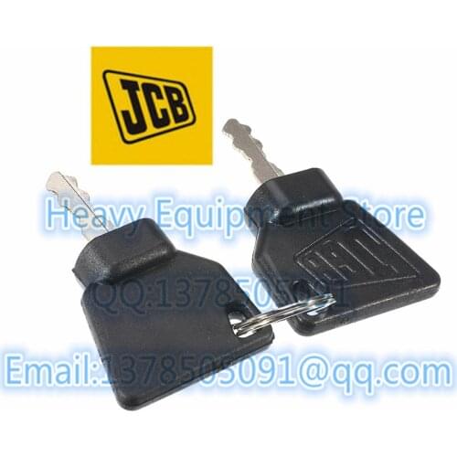 2 Pcs Ignition Start Key Switch Starter key For JCB 3CX Excavator JCB Bomag Excavator Key Most JCB Digger Replacement Key