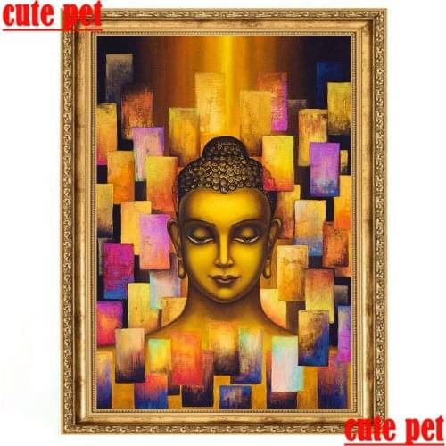 3d wallpaper artwork 5D diamond painting Buddha diy Full drill rhinestone mosaic Diamond embroidery cross stitch Handmade Kit