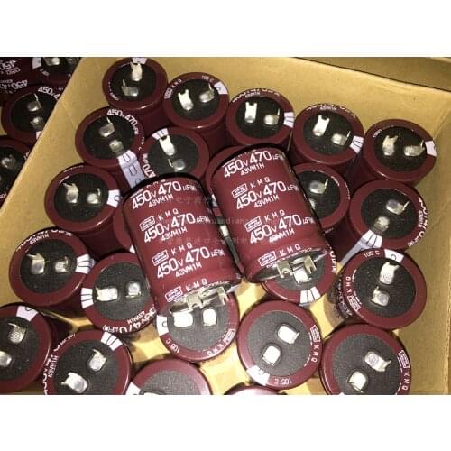 470uF 450V NIPPON NCC KMQ Series 35x45mm Original 450V470uF Snap-in PSU Capacitor