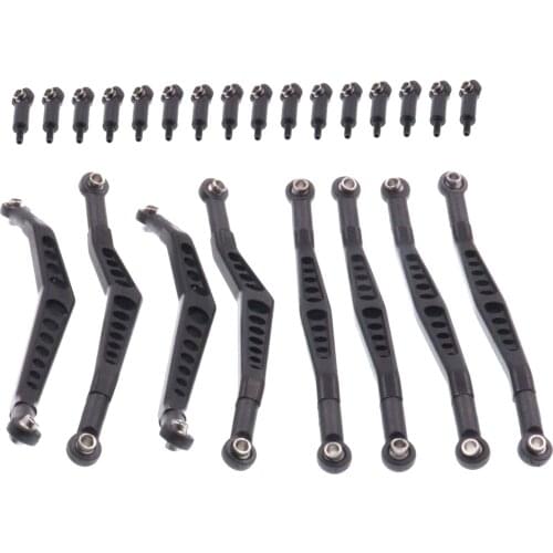 Aluminum Links Set Rod Linkage for Axial Wraith 90020 RR10 90048 1/10 RC Crawler Upgrade Parts