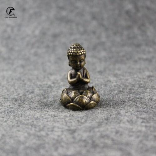 Antique Brass baby Buddha Sakyamuni Statue Home Decorations Craft Accessories for Living Room children Buddha Figurines Ornament