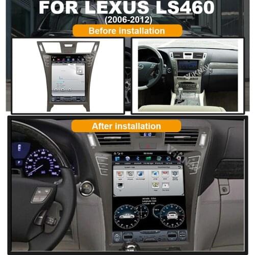 Vertical screen car Radio DVD player car GPS navigation For-LEXUS LS460 2006-2012 multimedia player