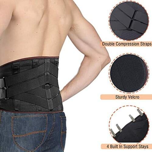 Lower Back Brace for Pain Relief Belt for Lifting Work Lumbar Support Back Strap for Relief of Pain from Sciatica Scoliosis
