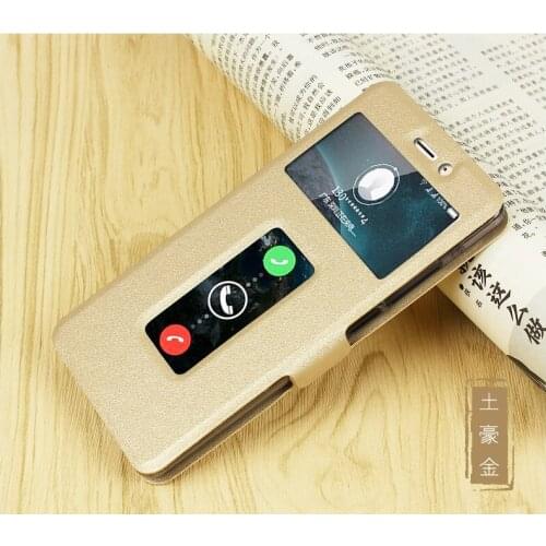 5.2" For nubia z17 mini Sisley Case Flip Cover Open Window PU Leather Case Cover Phone Case Coque For ZTE Z17 Z 17 MINI NX569J