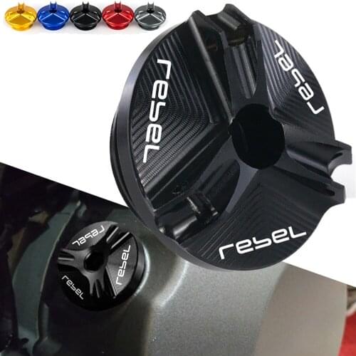 For Honda REBEL CMX 300 500 2017 2018 2019 2020 Motorcycle Accessories Oil Filler Cap Plug Cover With LOGO Rebel CMX300 CMX500
