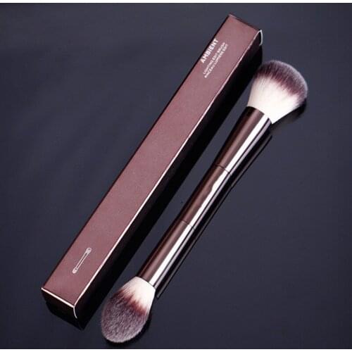 HG-SERIES AMBIENT LIGHTING Makeup Brush BlenderEDIT BRUSH DUAL-ENDED PERFECTION Powder Highlighter Blush Bronzer Brush -Quality