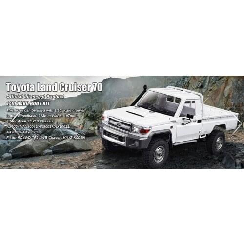 1/10 Toyota Land Cruiser LC70 Body kits set For AXIAL SCX10 RC8WD TF2 LWB AX90047/ax90046/ax90037