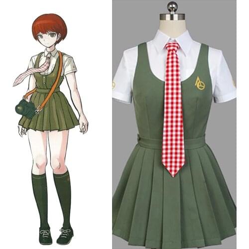 Anime Super DanganRonpa Cosplay Mahiru Koizumi Cosplay Costume Adult Fancy Dress Halloween Custom Made Any Size Cosplay