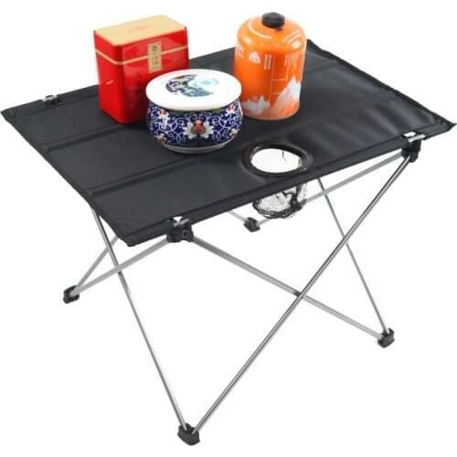 Hiking Table Ultralight Camping Furniture Ultralight Aluminium Computer Bed Tables Aluminium Alloy Climbing Picnic Folding Table