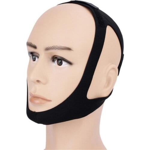 Anti Snore Stop Snoring Sleep Apnea Strap Belt Jaw Solution Chin Support Aid