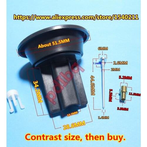 With acceleration pump Keihin carburetor KT CVK24 Knife gate type diaphragm plunger assembly (with Jet needle And nozzle)