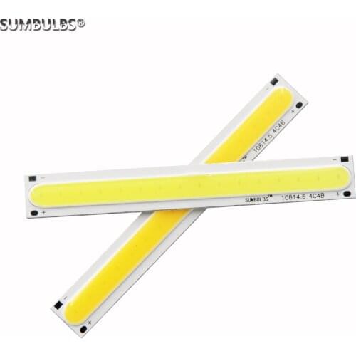 [Sumbulbs] DC 12V LED COB Bulb 4W LED Lamp Strip Light Source for DIY Table Working House Lighting 108x15MM 500LM LED
