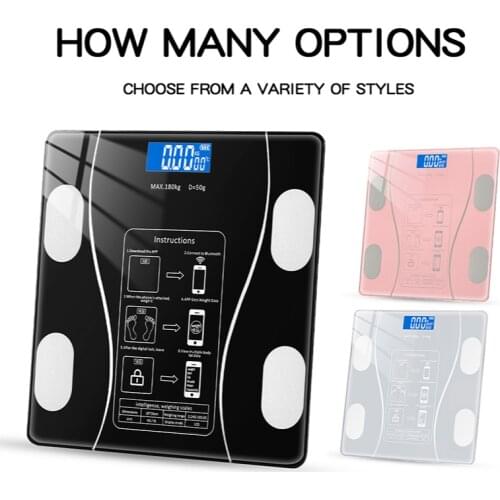 Precise Bluetooth Body Fat Smart Electronic Scale BMI Body Composition Bluetooth Analyzer Bathroom Fitness Home Weighing Tool