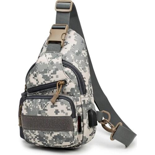 Military Tactical Backpack Army Sling Shoulder USB Bag Camping Hiking Camouflage Outdoor Hunting Climbing Backpack Utility