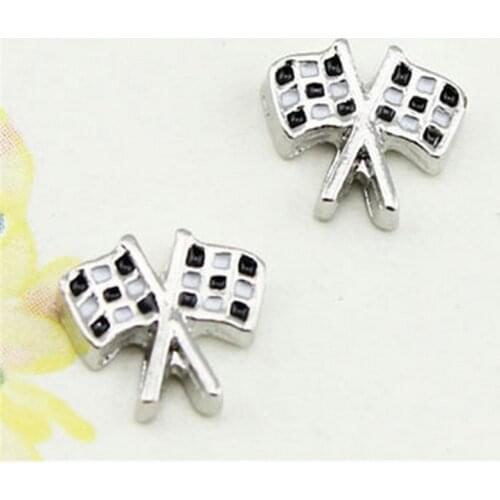 High quality 10 pcs/lot Charm Banner floating charms for glass lockets locket floating charm pendant