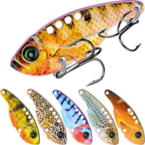1pcs / lot metal VIB bait 54mm/11g vivid Vibrating bait lure fishing bait artificial bass Hard bait Bait in the form of a cicada
