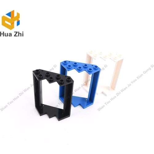 4PCS 28327 Door Frame 4 x 4 x 6 Corner Building Blocks Parts MOC DIY Education Build Toys Brick
