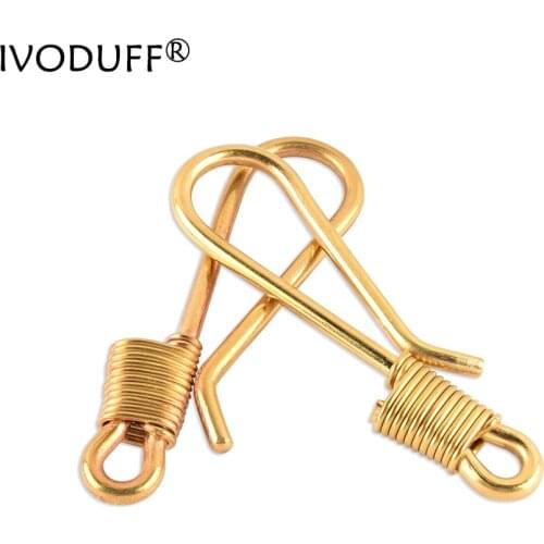 Solid Brass Metal Keyring, Metal Snap Hook Brass Hook For Keyring Metal Bag Strap Hook