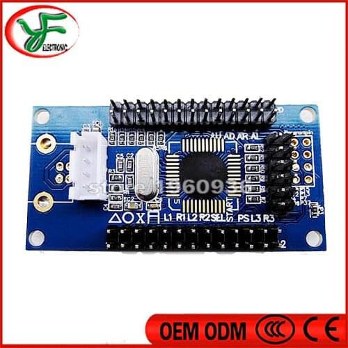 DIY joystick parts for PS3 PC 2 in 1USB Encoder Adapter Arcade controller converting board with wire cable for joystick/button