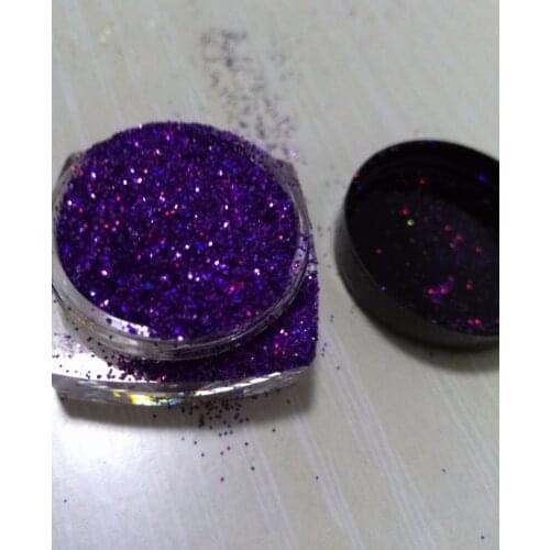 5g/jar Purple Holographic Glitter Ultra Fine .008, resin supplies, rainbow glitter, loose glitter, nail glitters