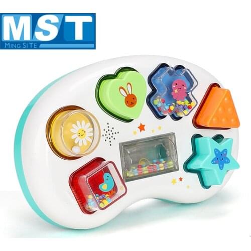 Colorful Cute Shaped Blocks With Music Light Children Toy Matching Game For Babies Cognition Educational Toys