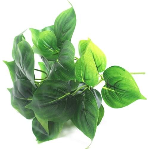 Artificial Plants Green Grass Plastic Flower simulation Grass Desktop Decor Grass for Garden Outdoor Decoration Fake Plants