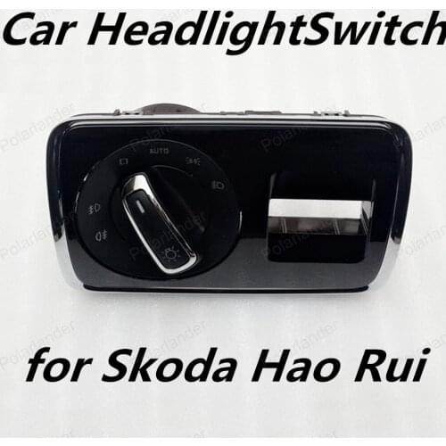 Polarlander Car Headlight On/OFF Switch Knob Button 3TD941431 for S/koda Hao R/ui Fog Headlight Lamp