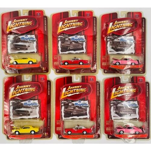 Johnny Lightning 1/64 1970 Dodge Challenger Diecast Collection of Simulation Alloy Car Model Children Toys