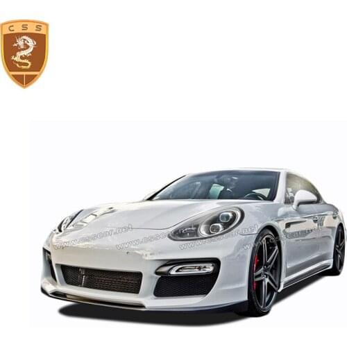 Carbon Fiber Body Kit For Porsche Panamera 970 2014-2016 Front Rear Bumper Diffuser Lip Spoiler Splitter Side Skirts V Style