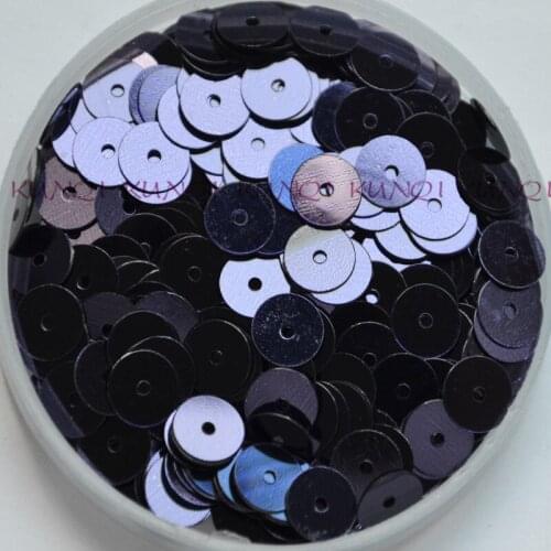 New!! 4000pcs 8mm Dark Purple Flat Round Loose Sequin Paillette Sewing,Wedding Craft,Women Kids DIY Garment Accessory AFZA18