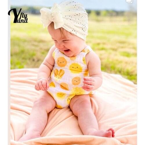 Yundfly Solid Color Handmade Bowknot Baby Indian Hat Hollow Breathable Infant Caps Fashion Bows Headwear Kids Hair Accessories
