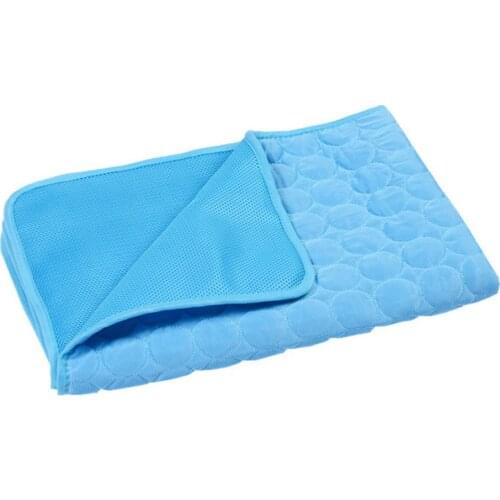 Pet Cooling Mat Self Cooling Pad Pressure Activated Comfort Cooler Non-Toxic Gel Mat for Dogs Cats for Outdoor Bed