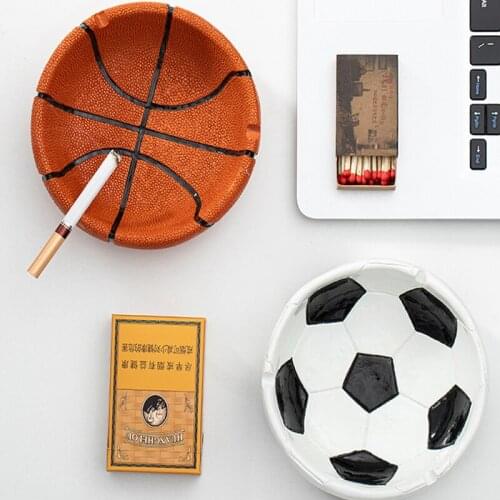 Soccer Basketball Ashtray пепельница Cenicero Creative Personality Simple Modern Household Lovely Family Living Room Ashtrays