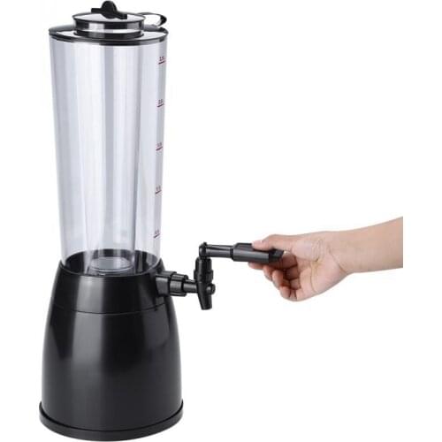 Beer Dispenser With Icicles 2.5L Beer Barrel Liquor Drink Wine Pourer Beverage Dispenser Pour Beer Mini Bar Home Tools