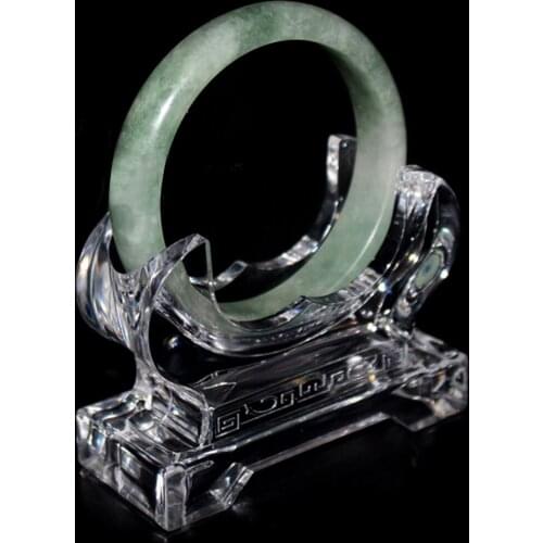 Semicircle Acrylic Bracelet Wristband Display Stand Holder Show Case W/ Base