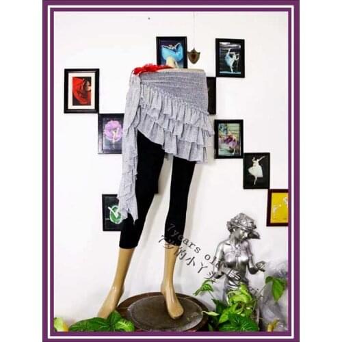 Transparent Thin Tribal Belly Dance Hip Over Scarf BQ56