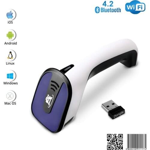 Yanzeo Wired 2D Handheld Barcode Scanner USB Wired 1D Bar Code Scan Reader for POS Windows IOS Android Linux