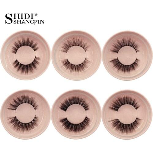 SHIDISHANGPIN 1 Pair Mink Eyelashes False Eyelashes Natural Long 3d mink lashes Eyelash Extension Fake Eyelashes False Lashes